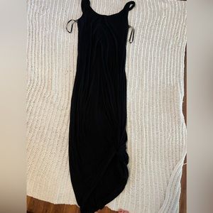 Black maxi dress